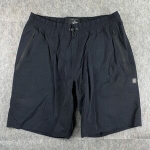Reigning Champ Shorts‎ Men's Large Black Nylon 9" Inseam Gym Train Run